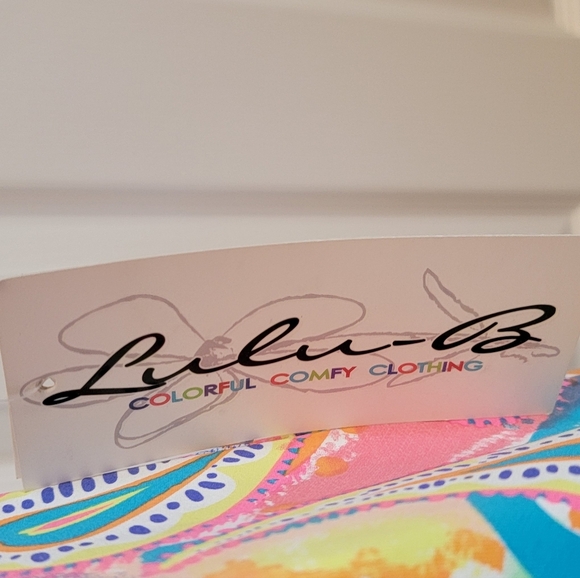 NWT Lulu B Tropical UPF 50+ Colorful Beach Coverup/Cooling Dress Size S - Picture 4 of 9